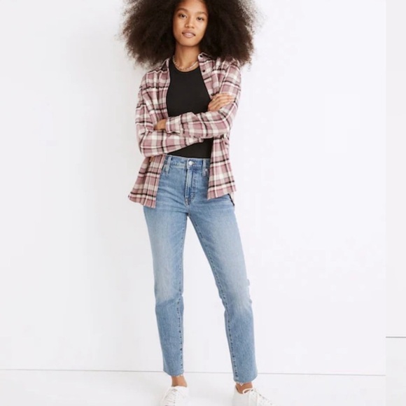 Madewell Denim - Madewell The Perfect Vintage Jean 27T | High Rise Straight | Raw Hem
